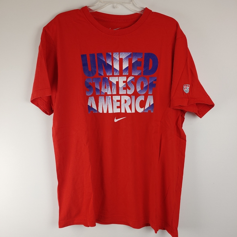 Nike US Soccer United States of America tshirt red - XXL Slim fit